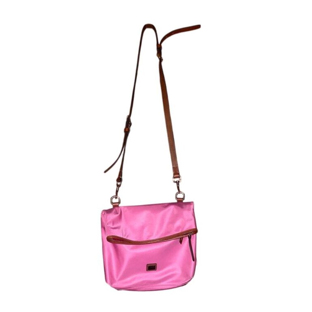 Dooney &‎ Bourke Wayfarer Flapover Crossbody Pink